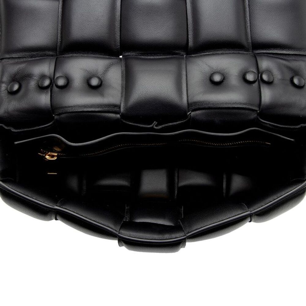 Bottega Veneta Lambskin Cassette Chain Maxi Shoulder Bag - Picture 6 of 16